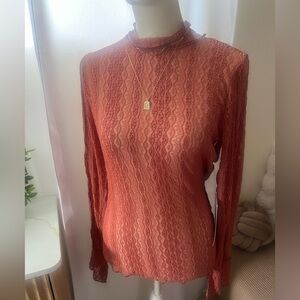 Easel lace top